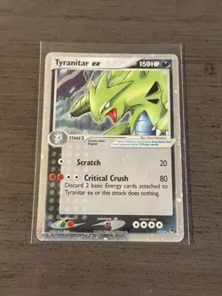 Tyranitar EX Pop Series 17/17 - Pokemon TCG Card - Holo Rare Promo LP Condition - Image 1