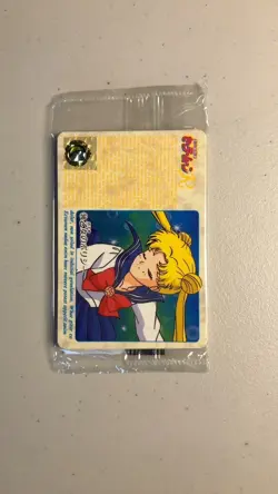 One Sealed Vintage Pack x7 Cards 1993 - 1995 Sailor Moon Carddass Bandai - 153 - Image 1