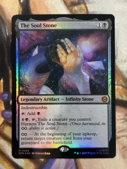 MTG The Soul Stone #0066 Spider-Man Marvel English FOIL - Pack Fresh NM/M 🔥 - Image 1