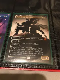 MTG Dark Leo & Shredder Borderless #0220 TMT TMNT NM Magic The Gathering - Image 1