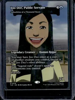 2025 Magic The Gathering MTG Joo Dee Public Servant Borderless Foil #0018 - Image 1