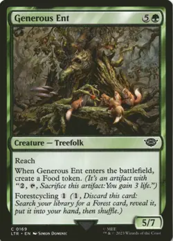 MTG Generous Ent Normal NM Universes Beyond: The Lord of the Rings: Tales of Mid - Image 1