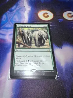 Mtg Singles - Call of the Herd - Modern Masters 2017 - Rare - LP - Image 1