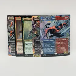Lot of 5 MTG FOIL Universes Beyond: Spider-man 2099 Peni India Arana Noir - Image 2