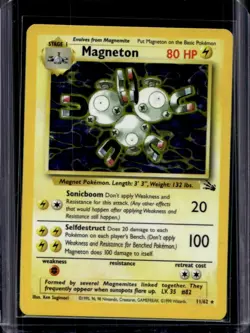 1999 Pokemon Fossil Magneton #11/62 - Image 1