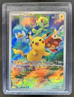 2023-25 Pokemon SV Black Star Promos Pikachu #027 - Image 1
