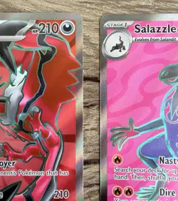 Pokemon Full Art Lot Of 2 Cards - Yveltal ex & Salazzle ex Full Art - Clean - Image 5
