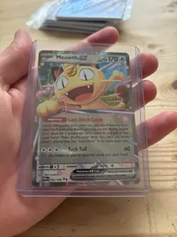 Pokemon TCG Me03: Perfect Order Meowth Ex 062/088 Double Rare Holo English NM - Image 3