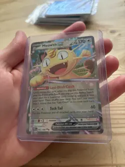 Pokemon TCG Me03: Perfect Order Meowth Ex 062/088 Double Rare Holo English NM - Image 4