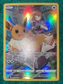 Pokemon Eevee TG11/TG30 Brilliant Stars Trainer Gallery Illustration Rare NM - Image 1
