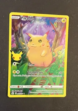 Pokemon TCG Pikachu 005/025 Celebrations Holo LP - Image 3