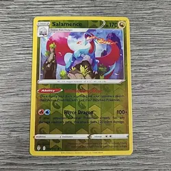 Reverse Holo Salamence 109/203 Rare Evolving Skies Pokemon TCG LP - Image 1