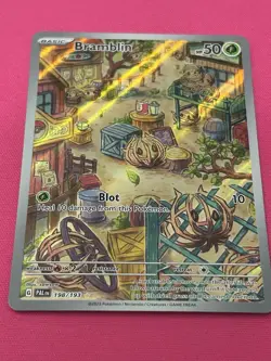 Bramblin 198/193 Illustration Rare Full Art Paldea Evolved Pokemon NM - Image 1