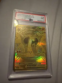 2025 Pokemon Mega Charizard X ex #130 Mega Hyper Rare PSA 9 Phantasmal Flames - Image 1