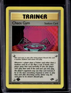 2000 Pokemon Gym Challenge 1st Edition Chaos Holo #102/132 - Image 1