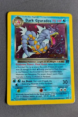 Damaged Dark Gyarados (Prerelease) - 8/82 - Holo Rare Promo Pokemon DAMAGED HP - Image 1