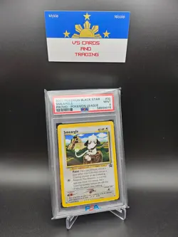 2001 POKEMON BLACK STAR #32 SMEARGLE PROMO PSA 9 - Image 1