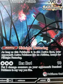 Flutter Mane 097 (Pokemon Center Exclusive) - Stamped Promo Pokemon TCG - Image 4