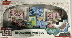 Pokemon TCG Scarlet & Violet 151 Blooming Waters Premium Collection Box Sealed - Image 1