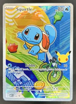 2025 Pokemon MEP Black Star Promos Squirtle #039 - Image 1