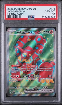 (PSA 10) Pokemon: Journey Together – Volcanion ex #171 [Full Art] - Image 1