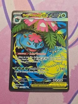 2025 Pokemon Mega Evolution Venusaur ex Ultra Rare #155/132 NM - Image 1