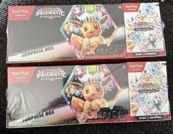 Pokemon TCG ‘Prismatic Evolutions’ Surprise Box and Booster Bundle X2 - Image 1