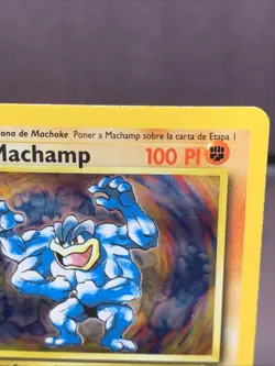 Pokemon TCG 1st Edition Machamp 008/102 Deck Exclusives Holo Base Set Spanish - Image 3