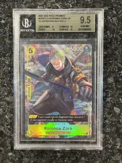 Roronoa Zoro (Illustration Box Vol.3) OP07-113 One Piece Promotion BGS 9.5 - Image 1