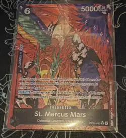 One Piece St. Marcus Mars Alternate Art Foil Rare OP13-091 Carrying on His Will - Image 1