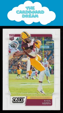 N'Keal Harry 2019 Score #349 RC Rookie Arizona State Sun Devils - Image 1