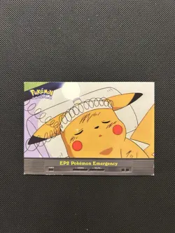 EP2 Pokemon Emergency | Topps TV Animation Series | Non Holo Card HP - Image 1