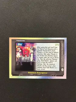 EP2 Pokemon Emergency | Topps TV Animation Series | Non Holo Card HP - Image 2