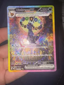 Pokemon TCG Umbreon EX 161/131 Prismatic Evolutions Near Mint Plus Card - Image 1