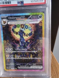 Pokemon Umbreon EX TCG Card 161/131 Sir PSA Mint 9- Prismatic Evolutions - Image 3