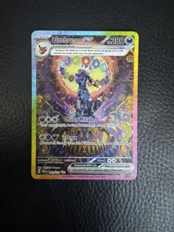 Pokemon TCG Umbreon EX Prismatic Evolutions Card 161/131 SIR - Image 3