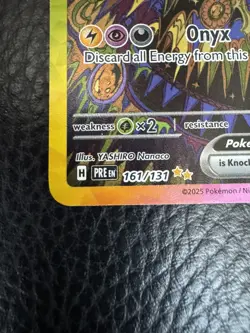Pokemon TCG Umbreon EX Prismatic Evolutions Card 161/131 SIR - Image 5