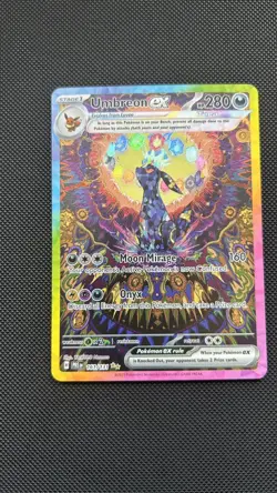 Pokemon TCG Umbreon EX Prismatic Evolutions Card 161/131 Sir - Image 1