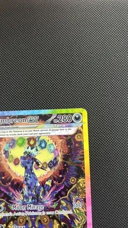 Pokemon TCG Umbreon EX Prismatic Evolutions Card 161/131 Sir - Image 5
