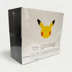 Pokemon TCG Celebrations Elite Trainer Box Pikachu English Card Stock - Image 1