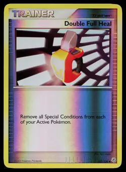 Pokemon Card - Double Full Heal Diamond and Pearl 105/130 Reverse Holo - Image 1