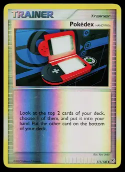 Pokemon Card - Pokedex Diamond and Pearl 111/130 Uncommon Reverse Holo - Image 1