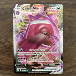 Gengar VMAX 157/264 Full Art Holo Rare Fusion Strike Pokemon Card 2021 - Image 1