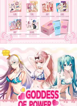 Goddess Of Power Trading Cards Anime Spicy Waifu CCG 19 Pack Booster Box HOT - Image 3