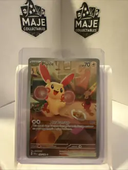 Pokemon Plusle TCG Card 193/182 Sv04: Paradox Rift - Image 1