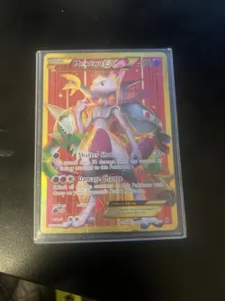 Mewtwo EX Full Art Secret Rare 164/162 Breakthrough Holo 170 HP Pokemon Card - Image 1