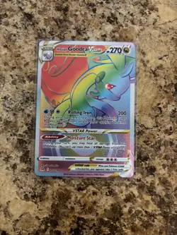 Pokemon Card - Hisuian Goodra VSTAR Lost Origin 202/196 Rare Rainbow 2022 NM - Image 1