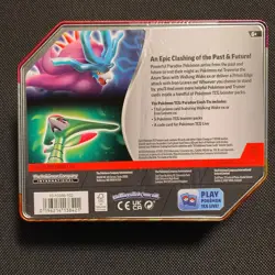Pokemon TCG V Strikers Tin Sealed! 5 packs and a Promo Card Walking Wake 820650809552 - Image 2