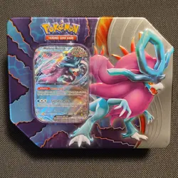 Pokemon TCG V Strikers Tin Sealed! 5 packs and a Promo Card Walking Wake 820650809552 - Image 3