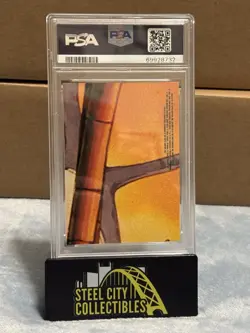 1999 POKEMON TOPPS Movie Edition EDT Sticker Cards - PIKACHU STANDING PSA 7 NM! - Image 2